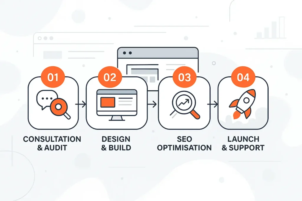 Affordable website design process and price in detail by wordpress vibe